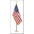 7' US Indoor Parade Set with 3' x 5' Nylon Flag